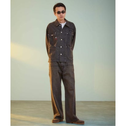 【Paris Saint-Germain / パリ・サン＝ジェルマン】 JP STRAIGHT DENIM PANTS（ブラック）｜詳細画像