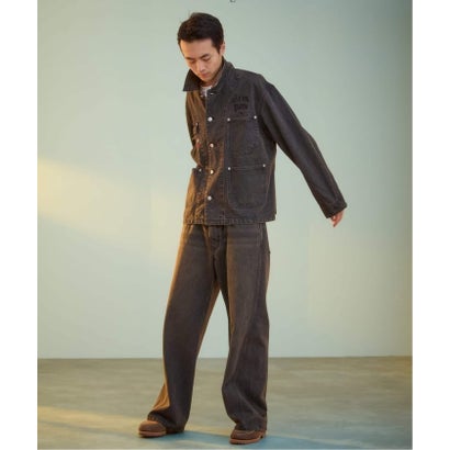 【Paris Saint-Germain / パリ・サン＝ジェルマン】 JP STRAIGHT DENIM PANTS（ブラック）｜詳細画像