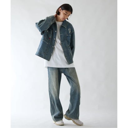 【Paris Saint-Germain / パリ・サン＝ジェルマン】 JP STRAIGHT DENIM PANTS（ブラック）｜詳細画像