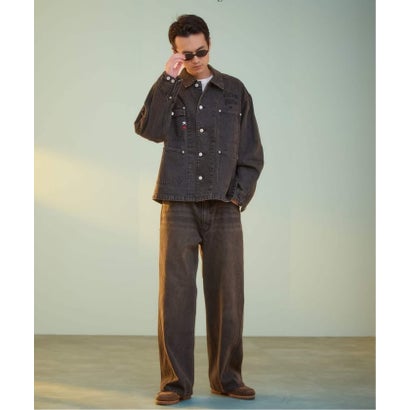 【Paris Saint-Germain / パリ・サン＝ジェルマン】 JP STRAIGHT DENIM PANTS（ブラック）｜詳細画像