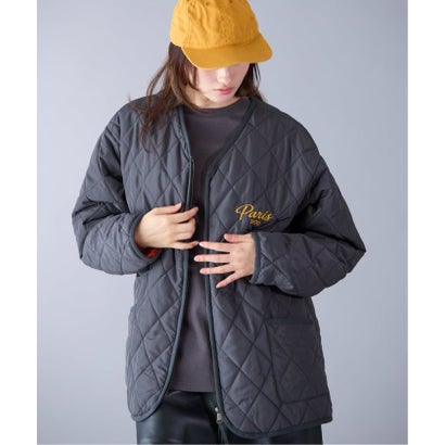 《予約》【Paris Saint-Germain / パリ・サン＝ジェルマン】 JP PANAME QUILT JACKET（カーキ A）｜詳細画像