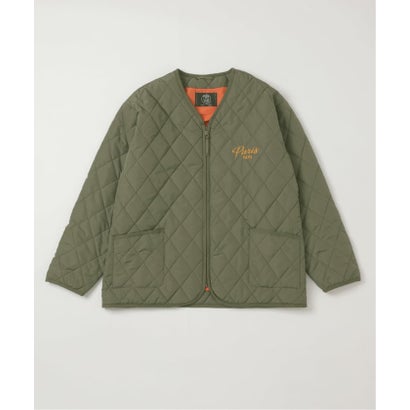 《予約》【Paris Saint-Germain / パリ・サン＝ジェルマン】 JP PANAME QUILT JACKET（カーキ A）｜詳細画像
