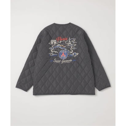 《予約》【Paris Saint-Germain / パリ・サン＝ジェルマン】 JP PANAME QUILT JACKET（カーキ A）｜詳細画像