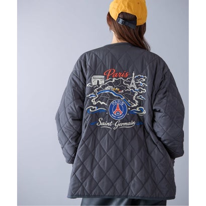 《予約》【Paris Saint-Germain / パリ・サン＝ジェルマン】 JP PANAME QUILT JACKET（カーキ A）｜詳細画像
