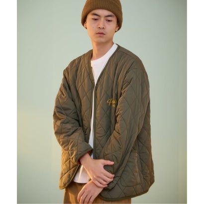 《予約》【Paris Saint-Germain / パリ・サン＝ジェルマン】 JP PANAME QUILT JACKET（カーキ A）｜詳細画像