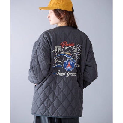 《予約》【Paris Saint-Germain / パリ・サン＝ジェルマン】 JP PANAME QUILT JACKET（カーキ A）｜詳細画像