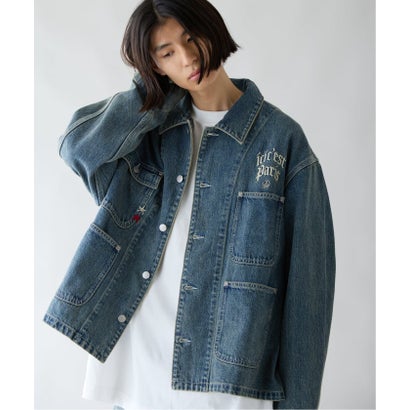 【Paris Saint-Germain / パリ・サン＝ジェルマン】PSG JP DENIM COVERALL（ブルー）｜詳細画像