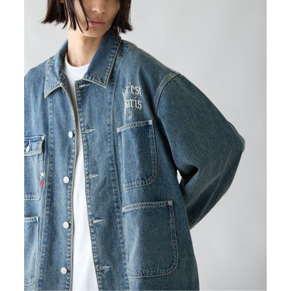 【Paris Saint-Germain / パリ・サン＝ジェルマン】PSG JP DENIM COVERALL（ブルー）｜詳細画像