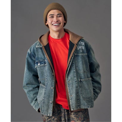 【Paris Saint-Germain / パリ・サン＝ジェルマン】PSG JP DENIM COVERALL（ブルー）｜詳細画像