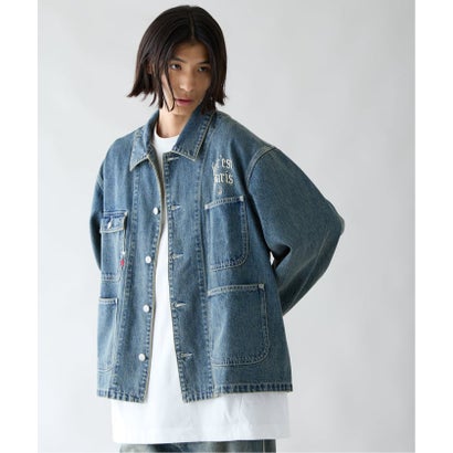 【Paris Saint-Germain / パリ・サン＝ジェルマン】PSG JP DENIM COVERALL（ブラック）｜詳細画像