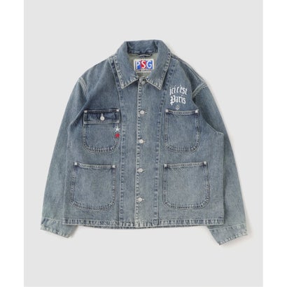 【Paris Saint-Germain / パリ・サン＝ジェルマン】PSG JP DENIM COVERALL（ブラック）｜詳細画像