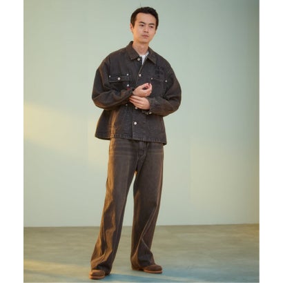 【Paris Saint-Germain / パリ・サン＝ジェルマン】PSG JP DENIM COVERALL（ブラック）｜詳細画像
