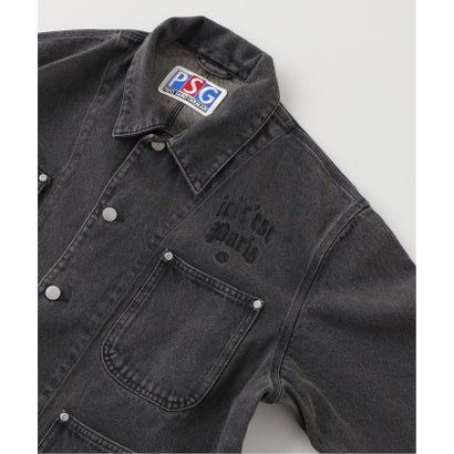 【Paris Saint-Germain / パリ・サン＝ジェルマン】PSG JP DENIM COVERALL（ブラック）｜詳細画像