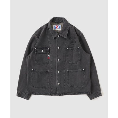 【Paris Saint-Germain / パリ・サン＝ジェルマン】PSG JP DENIM COVERALL（ブラック）｜詳細画像