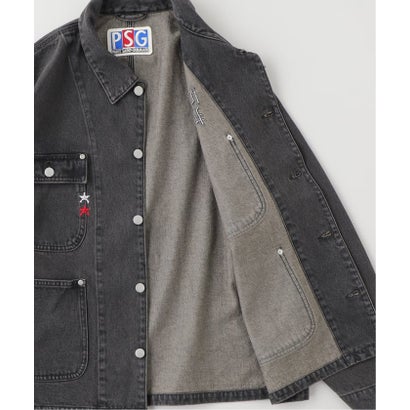 【Paris Saint-Germain / パリ・サン＝ジェルマン】PSG JP DENIM COVERALL（ブラック）｜詳細画像