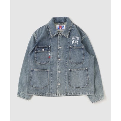 【Paris Saint-Germain / パリ・サン＝ジェルマン】PSG JP DENIM COVERALL（ブラック）｜詳細画像