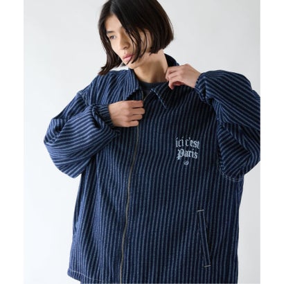 【Paris Saint-Germain / パリ・サン＝ジェルマン】 JP JACQUARD ZIP JACKET（ブルー）｜詳細画像