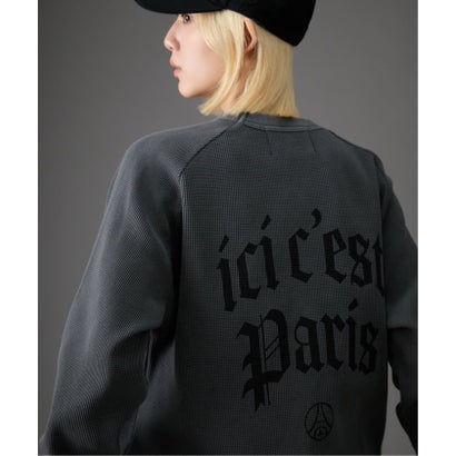 【Paris Saint-Germain / パリ・サン＝ジェルマン】 JP WAFFLE LONG SLEEVE（ホワイト）｜詳細画像