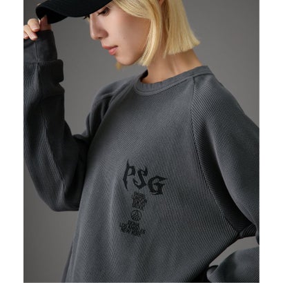 【Paris Saint-Germain / パリ・サン＝ジェルマン】 JP WAFFLE LONG SLEEVE（ホワイト）｜詳細画像