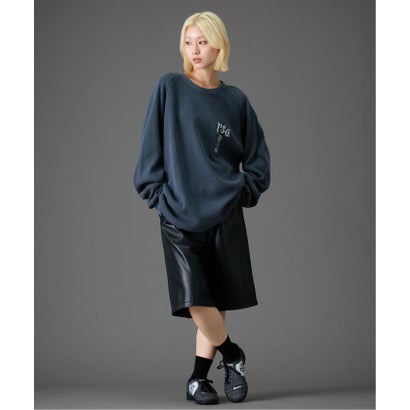 【Paris Saint-Germain / パリ・サン＝ジェルマン】 JP WAFFLE LONG SLEEVE（ホワイト）｜詳細画像