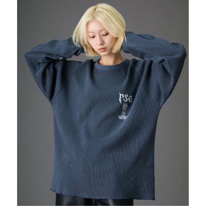 【Paris Saint-Germain / パリ・サン＝ジェルマン】 JP WAFFLE LONG SLEEVE（ホワイト）｜詳細画像