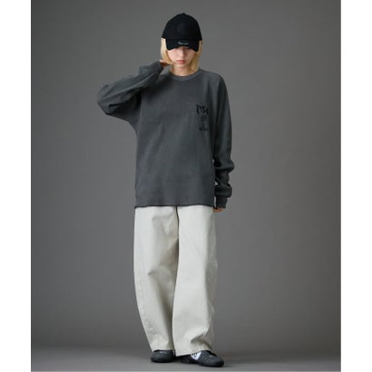 【Paris Saint-Germain / パリ・サン＝ジェルマン】 JP WAFFLE LONG SLEEVE（ホワイト）｜詳細画像