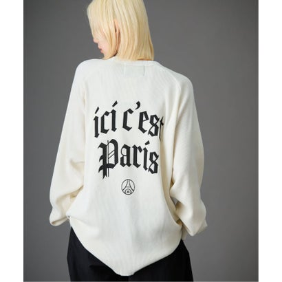 【Paris Saint-Germain / パリ・サン＝ジェルマン】 JP WAFFLE LONG SLEEVE（ホワイト）｜詳細画像