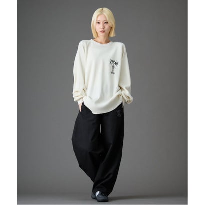 【Paris Saint-Germain / パリ・サン＝ジェルマン】 JP WAFFLE LONG SLEEVE（ネイビー）｜詳細画像