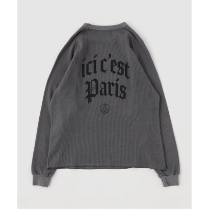 【Paris Saint-Germain / パリ・サン＝ジェルマン】 JP WAFFLE LONG SLEEVE（ネイビー）｜詳細画像