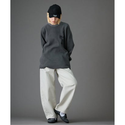 【Paris Saint-Germain / パリ・サン＝ジェルマン】 JP WAFFLE LONG SLEEVE（ネイビー）｜詳細画像