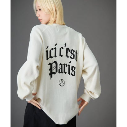 【Paris Saint-Germain / パリ・サン＝ジェルマン】 JP WAFFLE LONG SLEEVE（ネイビー）｜詳細画像