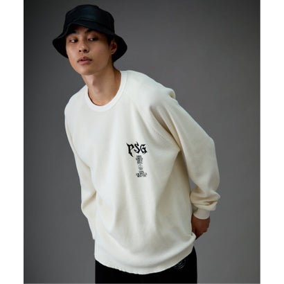 【Paris Saint-Germain / パリ・サン＝ジェルマン】 JP WAFFLE LONG SLEEVE（グレー）｜詳細画像