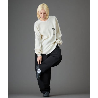 【Paris Saint-Germain / パリ・サン＝ジェルマン】 JP WAFFLE LONG SLEEVE（グレー）｜詳細画像