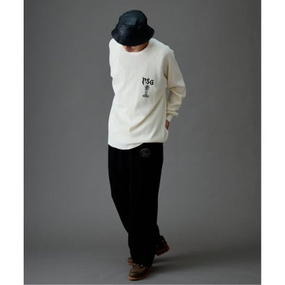 【Paris Saint-Germain / パリ・サン＝ジェルマン】 JP WAFFLE LONG SLEEVE（グレー）｜詳細画像