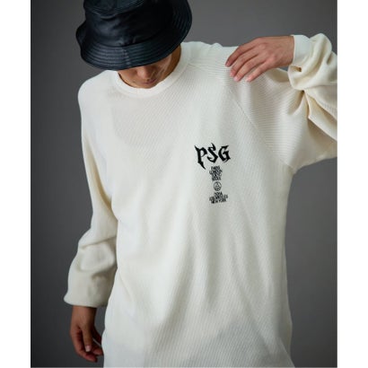 【Paris Saint-Germain / パリ・サン＝ジェルマン】 JP WAFFLE LONG SLEEVE（グレー）｜詳細画像