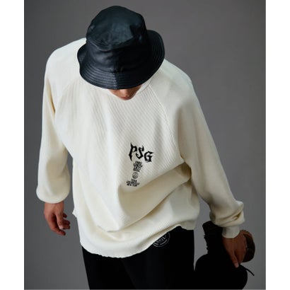 【Paris Saint-Germain / パリ・サン＝ジェルマン】 JP WAFFLE LONG SLEEVE（グレー）｜詳細画像