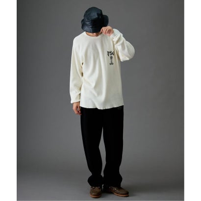 【Paris Saint-Germain / パリ・サン＝ジェルマン】 JP WAFFLE LONG SLEEVE（グレー）｜詳細画像