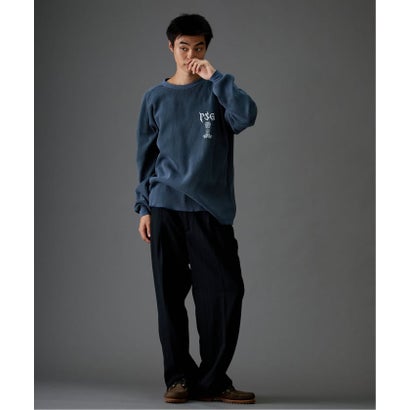 【Paris Saint-Germain / パリ・サン＝ジェルマン】 JP WAFFLE LONG SLEEVE（グレー）｜詳細画像