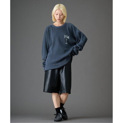 【Paris Saint-Germain / パリ・サン＝ジェルマン】 JP WAFFLE LONG SLEEVE（グレー）｜詳細画像