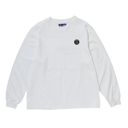 パリサンジェルマン ロングスリーブ Tシャツ(ホワイト×ゴールド)｜詳細画像