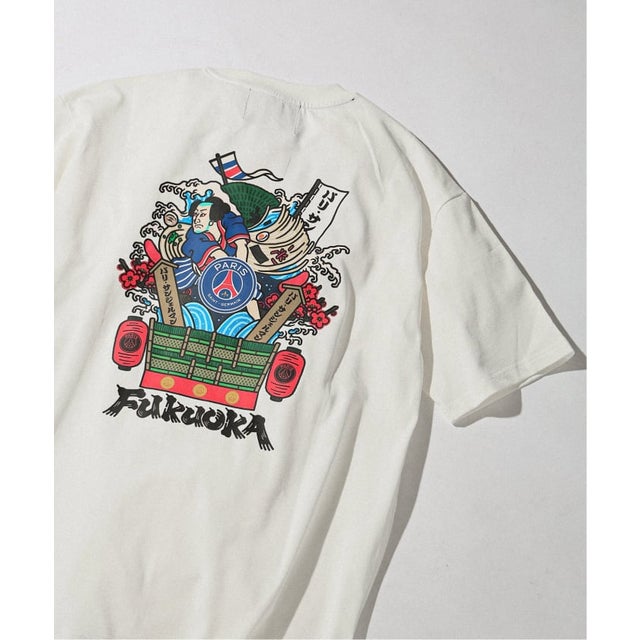 【 PSG x BEY】 FUKUOKA COLLAGETEE （ホワイト）