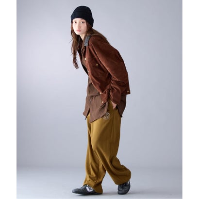 【Paris Saint-Germain / パリ・サン＝ジェルマン】 JP METALLIC LOGO PANTS（グレー）｜詳細画像