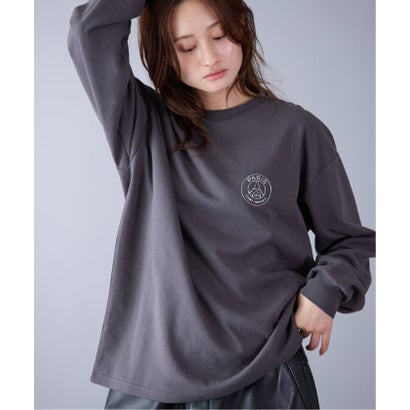 【Paris Saint-Germain / パリ・サン＝ジェルマン】 JP METALLIC LOGO L/S（グレー）｜詳細画像