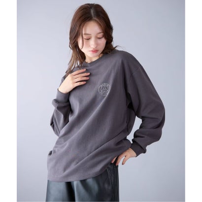【Paris Saint-Germain / パリ・サン＝ジェルマン】 JP METALLIC LOGO L/S（グレー）｜詳細画像