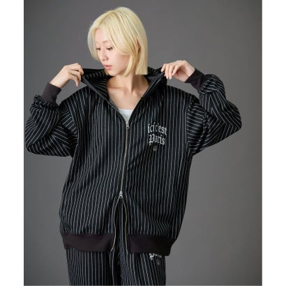 【Paris Saint-Germain / パリ・サン＝ジェルマン】 JP Stripe Hoodie（ネイビー）｜詳細画像