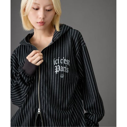 【Paris Saint-Germain / パリ・サン＝ジェルマン】 JP Stripe Hoodie（ネイビー）｜詳細画像