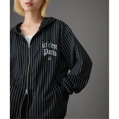 【Paris Saint-Germain / パリ・サン＝ジェルマン】 JP Stripe Hoodie（ネイビー）｜詳細画像