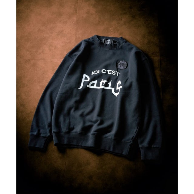 【Paris Saint-Germain】 JP ICI C'EST PARIS SWEAT（ブラック）