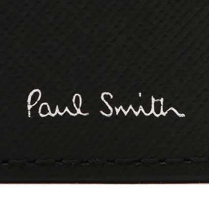 ポールスミス Paul Smith 二つ折り財布 ブラック ブルー メンズ PAUL SMITH M1A4833 MBALLO 79 （BLACK）｜詳細画像
