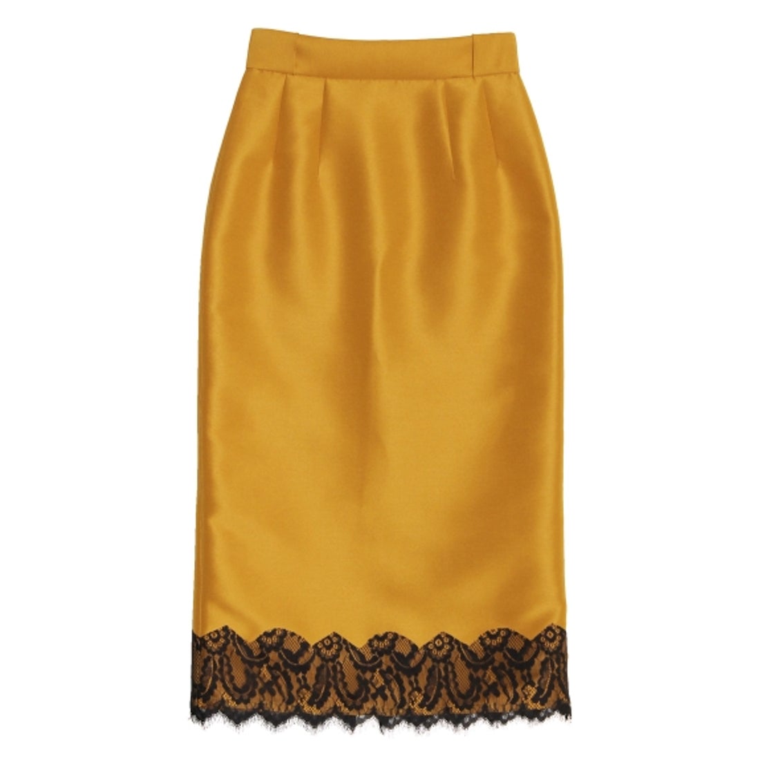 PAMEO POSE Satin Lace Skirt （イエロー） -ファッション通販 FASHION